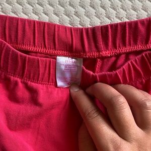 Pink pajama leggings